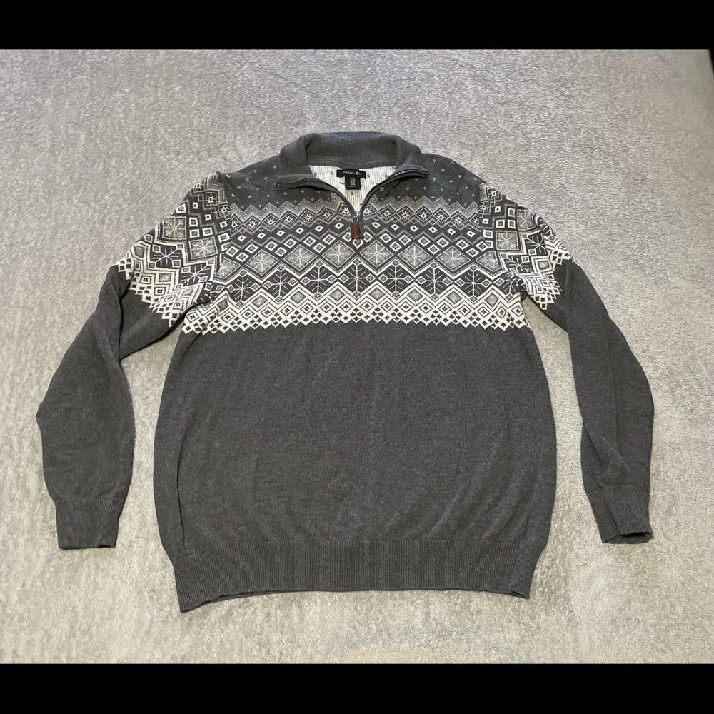 𝅺PORTER + Ash part zip sweater size medium. New without tags- never worn.